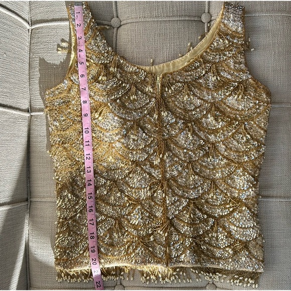 Amazing Vintage Top, Beaded with Sequins - Picture 11 of 11